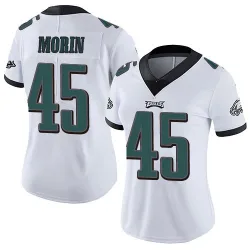 Women's Taylor Morin Philadelphia Eagles No.45 Limited Vapor Untouchable Jersey - White