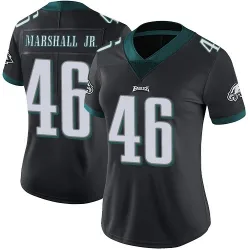 Women's Terrace Marshall Jr. Philadelphia Eagles No.46 Limited Alternate Vapor Untouchable Jersey - Black