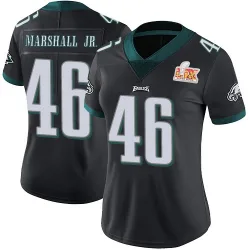 Women's Terrace Marshall Jr. Philadelphia Eagles No.46 Limited Alternate Vapor Untouchable Super Bowl LIX Jersey - Black