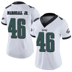 Women's Terrace Marshall Jr. Philadelphia Eagles No.46 Limited Vapor Untouchable Jersey - White