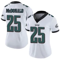 Women's Tommy McDonald Philadelphia Eagles No.25 Limited Vapor Untouchable Jersey - White