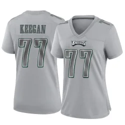 Women's Trevor Keegan Philadelphia Eagles No.77 Game Atmosphere Fashion Jersey - Gray
