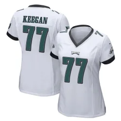 Women's Trevor Keegan Philadelphia Eagles No.77 Game Jersey - White