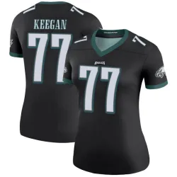 Women's Trevor Keegan Philadelphia Eagles No.77 Legend Color Rush Jersey - Black