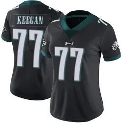 Women's Trevor Keegan Philadelphia Eagles No.77 Limited Alternate Vapor Untouchable Jersey - Black