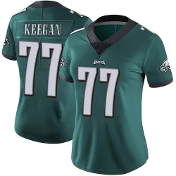 Women's Trevor Keegan Philadelphia Eagles No.77 Limited Midnight Team Color Vapor Untouchable Jersey - Green