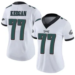 Women's Trevor Keegan Philadelphia Eagles No.77 Limited Vapor Untouchable Jersey - White
