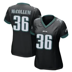 Women's Tristin McCollum Philadelphia Eagles No.36 Game Alternate Jersey - Black
