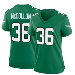 Women's Tristin McCollum Philadelphia Eagles No.36 Game Kelly Alternate Jersey - Green