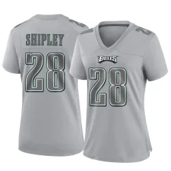Women's Will Shipley Philadelphia Eagles No.28 Game Atmosphere Fashion Jersey - Gray