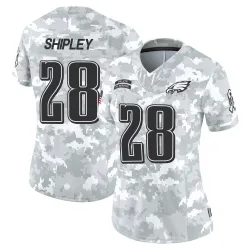Women's Will Shipley Philadelphia Eagles No.28 Limited 2024 Salute to Service Jersey - Arctic Camo