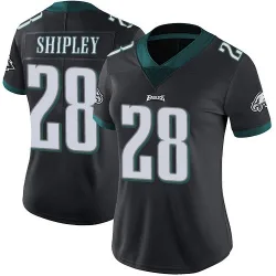 Women's Will Shipley Philadelphia Eagles No.28 Limited Alternate Vapor Untouchable Jersey - Black