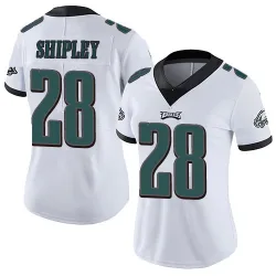 Women's Will Shipley Philadelphia Eagles No.28 Limited Vapor Untouchable Jersey - White