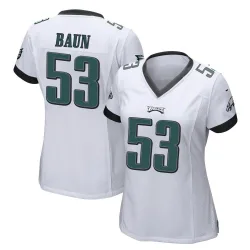 Women's Zack Baun Philadelphia Eagles No.53 Game Jersey - White