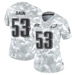 Women's Zack Baun Philadelphia Eagles No.53 Limited 2024 Salute to Service Jersey - Arctic Camo