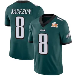 Youth Adoree' Jackson Philadelphia Eagles No.8 Limited Midnight Team Color Vapor Untouchable Super Bowl LIX Jersey - Green