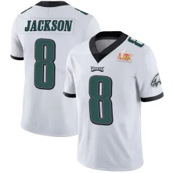 Youth Adoree' Jackson Philadelphia Eagles No.8 Limited Vapor Untouchable Super Bowl LIX Jersey - White