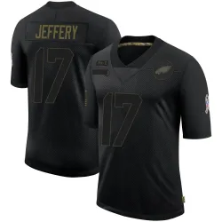 Youth Alshon Jeffery Philadelphia Eagles No.17 Limited 2020 Salute To Service Jersey - Black