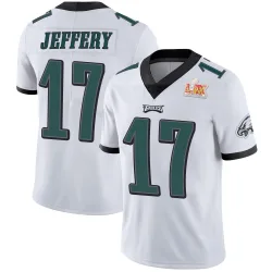 Youth Alshon Jeffery Philadelphia Eagles No.17 Limited Vapor Untouchable Super Bowl LIX Jersey - White