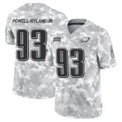 Youth Antwaun Powell-Ryland Jr. Philadelphia Eagles No.93 Limited 2024 Salute to Service Jersey - Arctic Camo