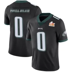 Youth Antwaun Powell-Ryland Philadelphia Eagles No.0 Limited Alternate Vapor Untouchable Super Bowl LIX Jersey - Black