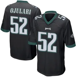 Youth Azeez Ojulari Philadelphia Eagles No.52 Game Alternate Jersey - Black