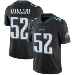 Youth Azeez Ojulari Philadelphia Eagles No.52 Limited Alternate Vapor Untouchable Jersey - Black