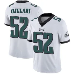 Youth Azeez Ojulari Philadelphia Eagles No.52 Limited Vapor Untouchable Jersey - White