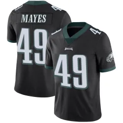 Youth BJ Mayes Philadelphia Eagles No.49 Limited Alternate Vapor Untouchable Jersey - Black