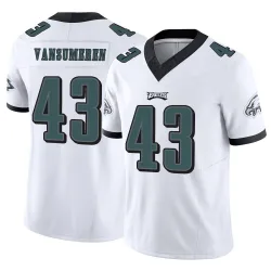 Youth Ben VanSumeren Philadelphia Eagles No.43 Limited Vapor F.U.S.E. Jersey - White