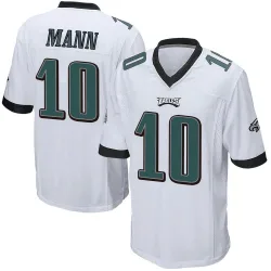 Youth Braden Mann Philadelphia Eagles No.10 Game Jersey - White