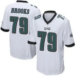 Youth Brandon Brooks Philadelphia Eagles No.79 Game Jersey - White