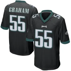 Youth Brandon Graham Philadelphia Eagles No.55 Game Alternate Jersey - Black