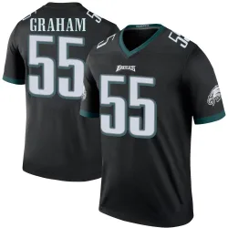 Youth Brandon Graham Philadelphia Eagles No.55 Legend Color Rush Jersey - Black