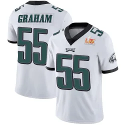 Youth Brandon Graham Philadelphia Eagles No.55 Limited Vapor Untouchable Super Bowl LIX Jersey - White