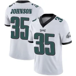 Youth Brandon Johnson Philadelphia Eagles No.35 Limited Vapor Untouchable Jersey - White
