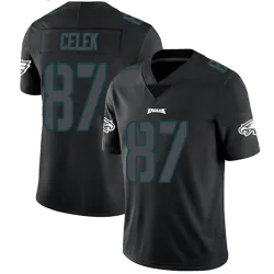 Youth Brent Celek Philadelphia Eagles No.87 Limited Jersey - Black Impact