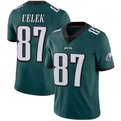 Youth Brent Celek Philadelphia Eagles No.87 Limited Midnight Team Color Vapor Untouchable Jersey - Green