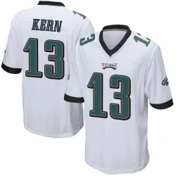 Youth Brett Kern Philadelphia Eagles No.13 Game Jersey - White