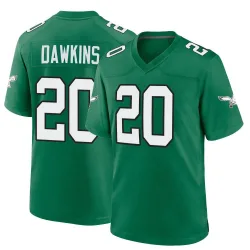 Youth Brian Dawkins Philadelphia Eagles No.20 Game Kelly Alternate Jersey - Green