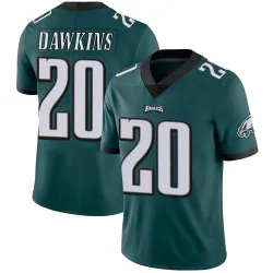 Youth Brian Dawkins Philadelphia Eagles No.20 Limited Midnight Team Color Vapor Untouchable Jersey - Green