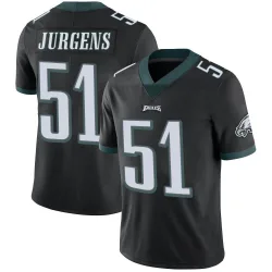 Youth Cam Jurgens Philadelphia Eagles No.51 Limited Alternate Vapor Untouchable Jersey - Black