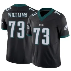 Youth Cameron Williams Philadelphia Eagles No.73 Limited Vapor F.U.S.E. Jersey - Black