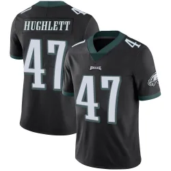 Youth Charley Hughlett Philadelphia Eagles No.47 Limited Alternate Vapor Untouchable Jersey - Black