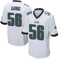 Youth Chris Long Philadelphia Eagles No.56 Game Jersey - White
