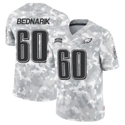 Youth Chuck Bednarik Philadelphia Eagles No.60 Limited 2024 Salute to Service Jersey - Arctic Camo