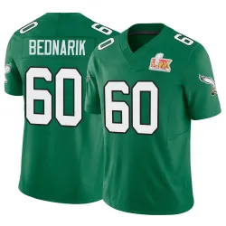 Youth Chuck Bednarik Philadelphia Eagles No.60 Limited Kelly Alternate Vapor F.U.S.E. Super Bowl LIX Jersey - Green