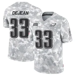 Youth Cooper DeJean Philadelphia Eagles No.33 Limited 2024 Salute to Service Jersey - Arctic Camo