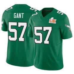 Youth Dallas Gant Philadelphia Eagles No.57 Limited Kelly Alternate Vapor F.U.S.E. Super Bowl LIX Jersey - Green
