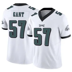 Youth Dallas Gant Philadelphia Eagles No.57 Limited Vapor F.U.S.E. Jersey - White